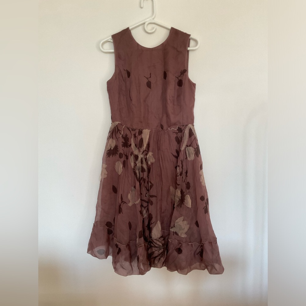 Akris Silk Dress 10 New with defects